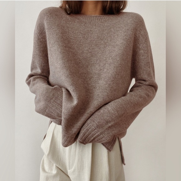 Jenni Kayne Sweaters - Jenni Kayne | Everyday Taupe Wool Blend Sweater